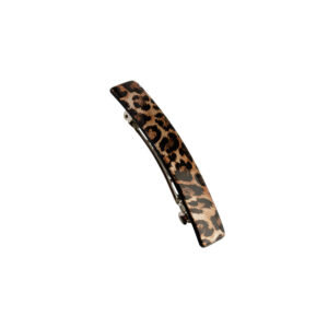 Leopardikuvioinen hiussolki.