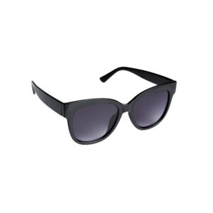 Mustat Hanna -lasit ovat trendikkäät, hieman kookkaammat aurinkolasit naisille.