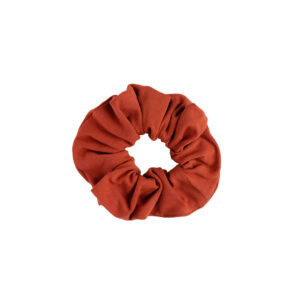 Punainen rescue textile hiusdonitsi / scrunchie.