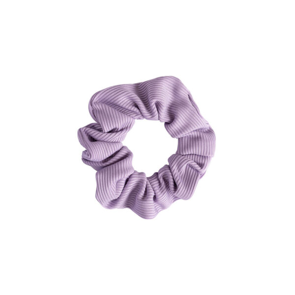 Ribbikankainen liila hiusdonitsi / scrunchie.