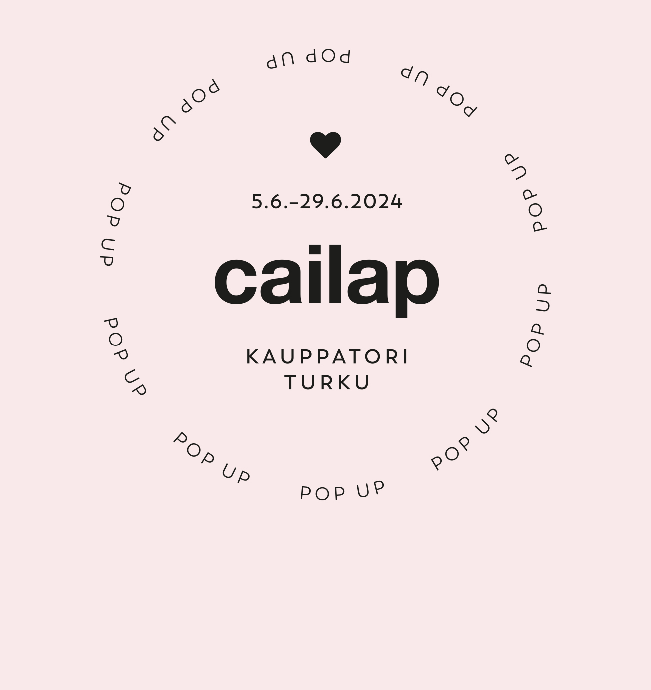 Cailap pop up kesäkuussa Turun kauppatorilla - Cailap