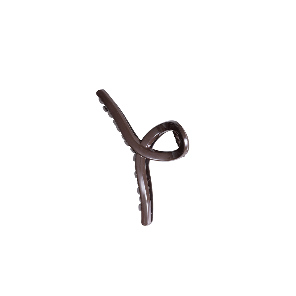 Hiussolki 11 cm ruskea.
